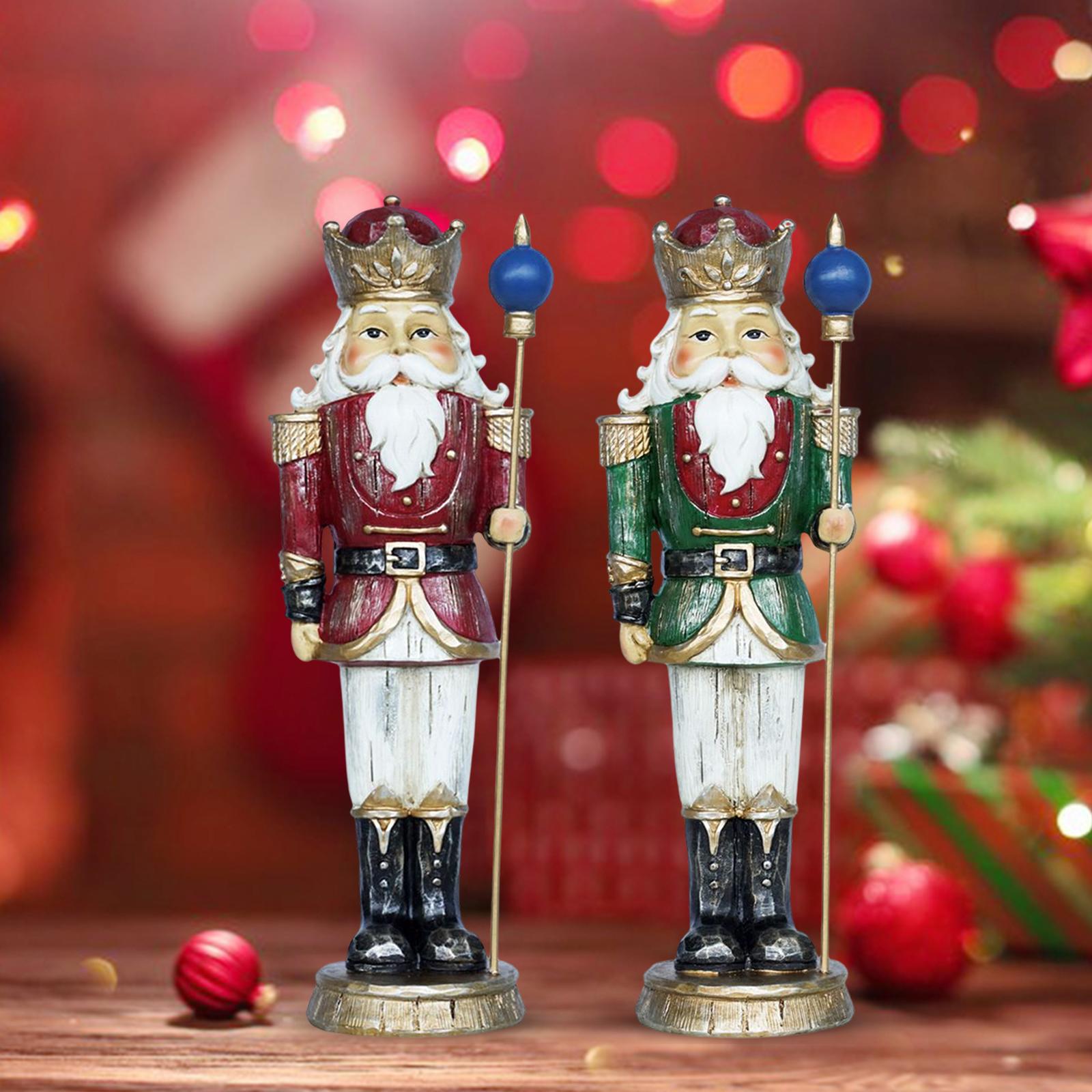 Nutcracker Figurine - 10 inch hars kerst notenkraker soldaat
