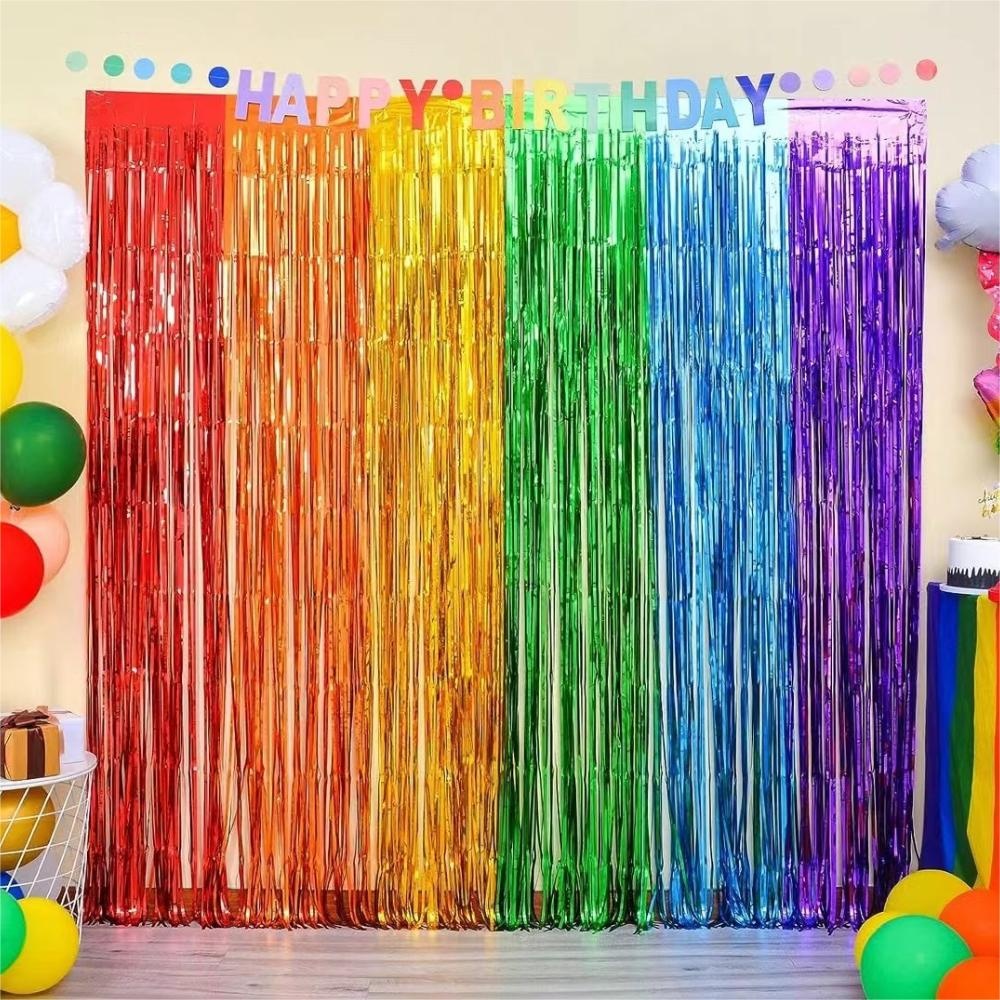 Feestachtergrond Fringe Tinsel - Tinsel Garland Decoration recensie en prijs