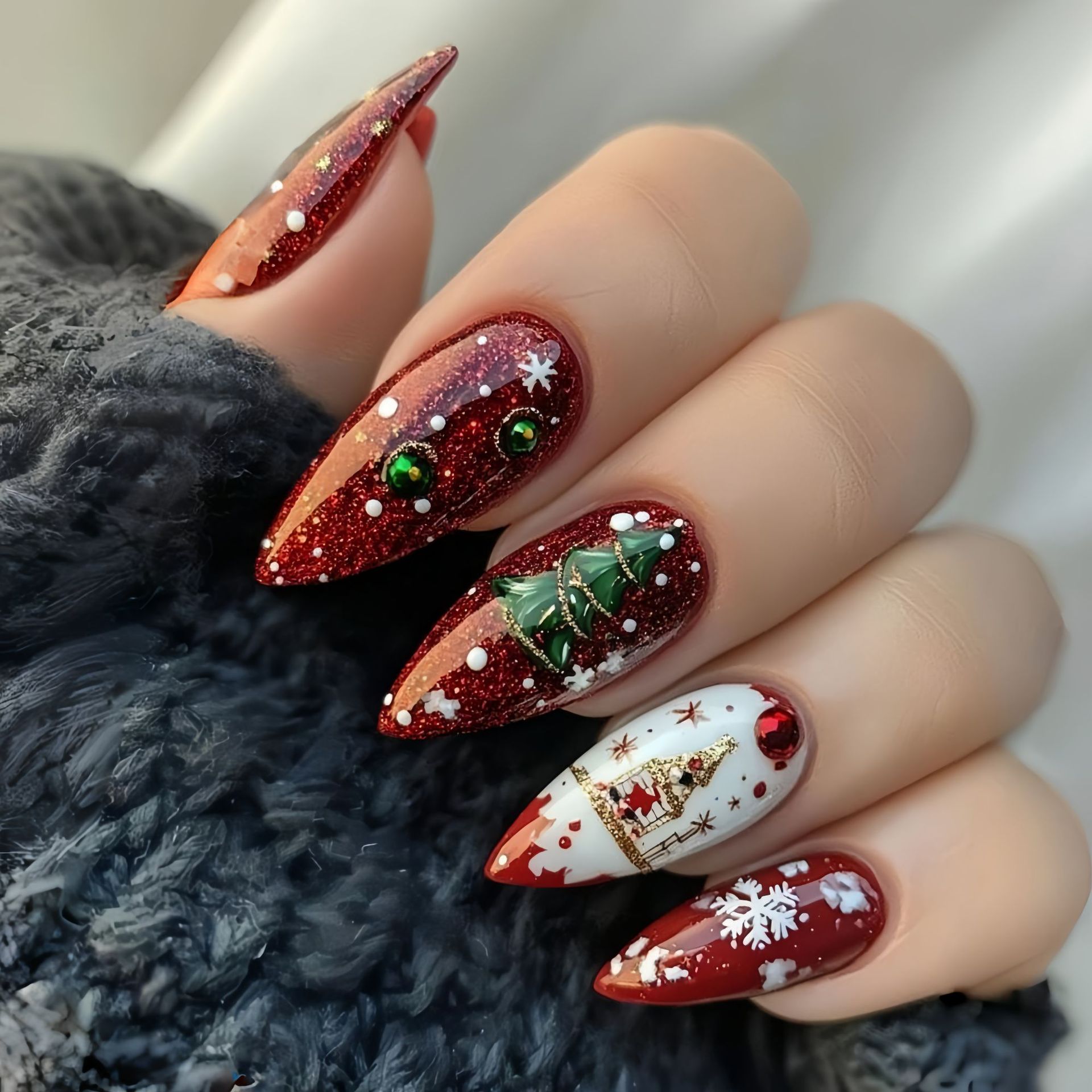 Medium nepnagels voor kerstfee - Christmas Tree Artificial recensie en prijs