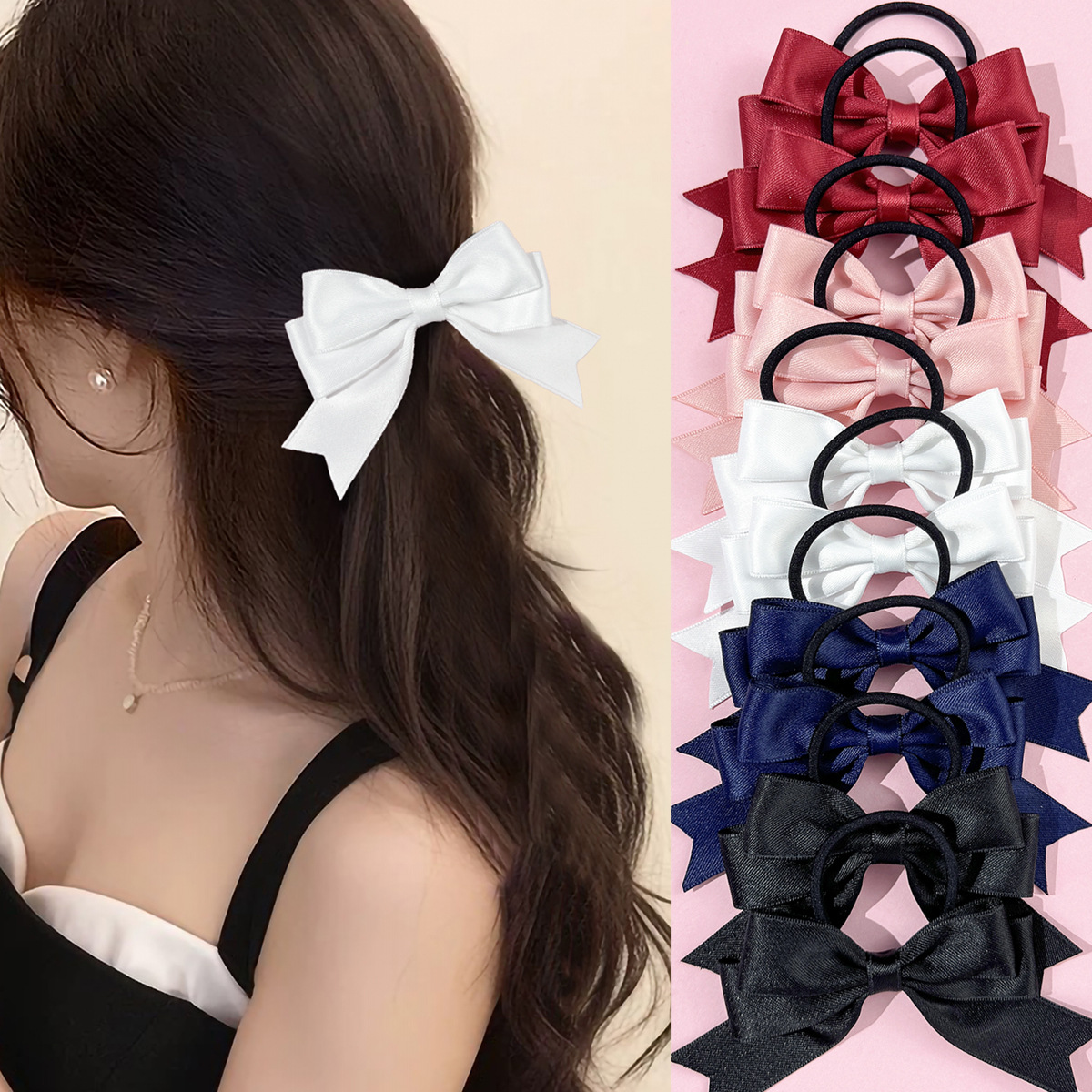 2 stuks strikhaarbandjes, zoet - Ribbon Bow Gift recensie en prijs